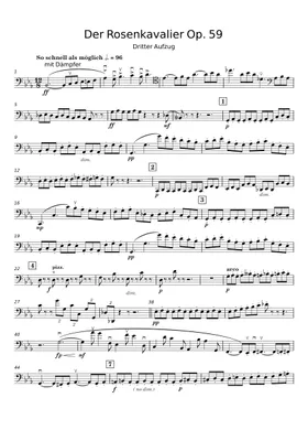 Free Der Rosenkavalier by Richard Strauss sheet music | Download Free Der Rosenkavalier by Richard Strauss sheet music | Download