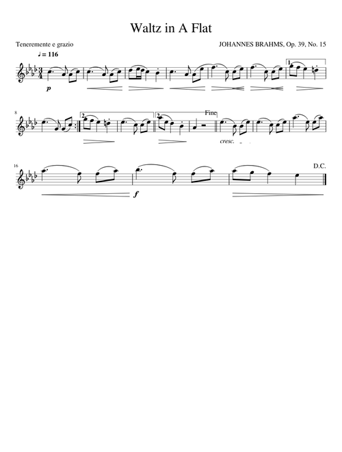 Waltz in A Flat