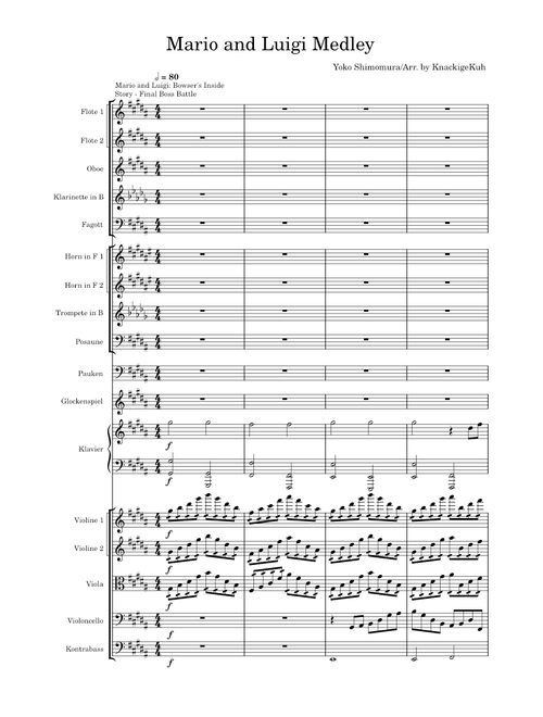 Mario and Luigi Medley for Symphony Orchestra