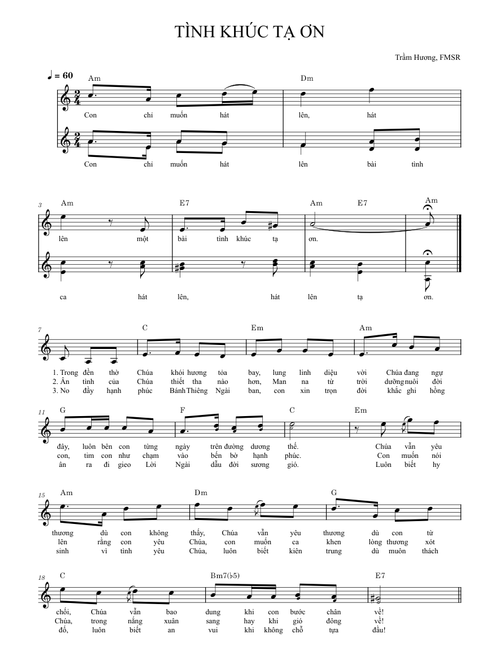 Tình khúc tạ ơn