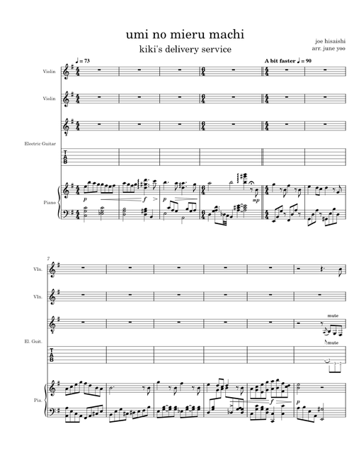 Kiki's Delivery Service: 海の見える街 (A Town With An Ocean View) - Joe Hisaishi