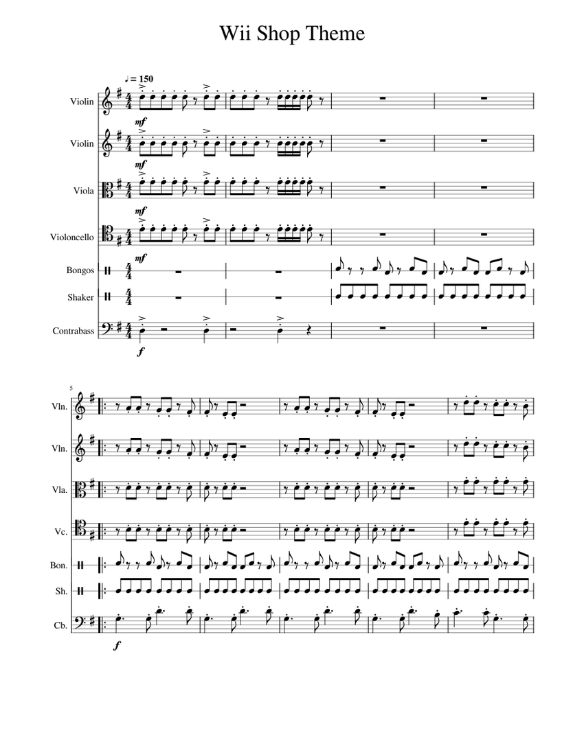 Wii shop channel sheet music outlet