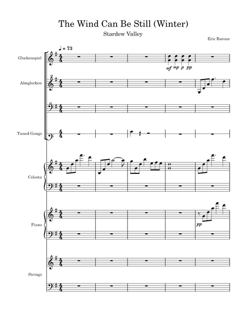The Wind Can Be Still (Winter) - Stardew Valley - Eric Barone