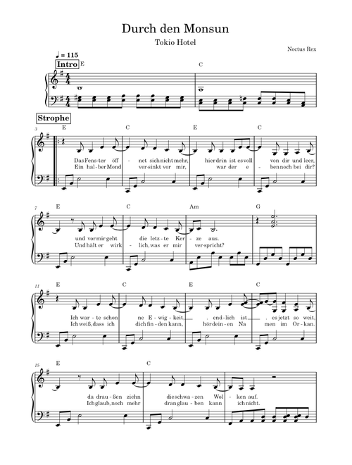 Durch den Monsun – Tokio Hotel