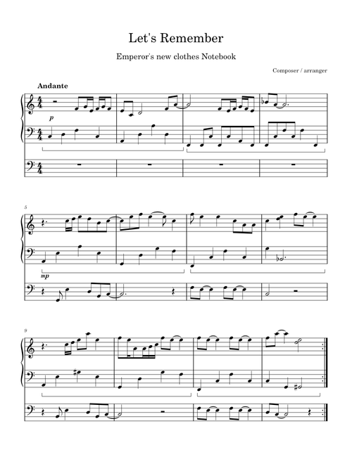 Let's remember – Discover the Joy of Cello-Piano Music