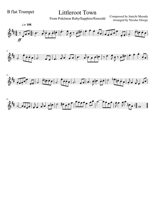 Littleroot Town (Trumpet)