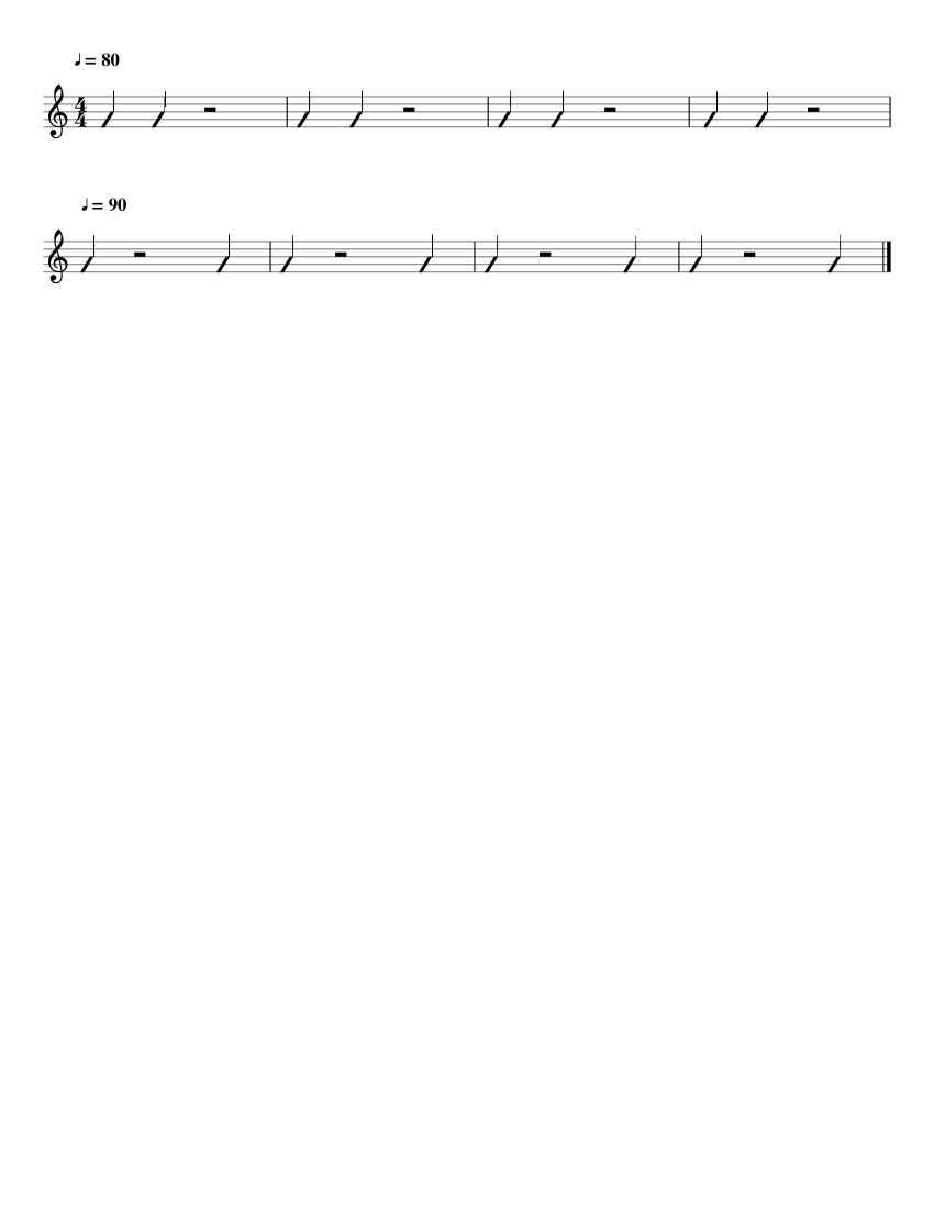 Half Rests Sheet music for Piano (Solo) Easy | Musescore.com