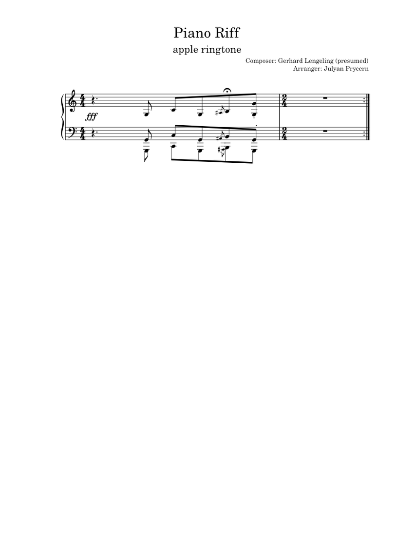 Iphone marimba sheet music store