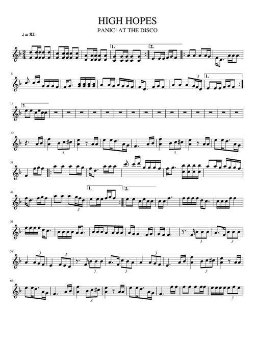 High Hopes-Violin