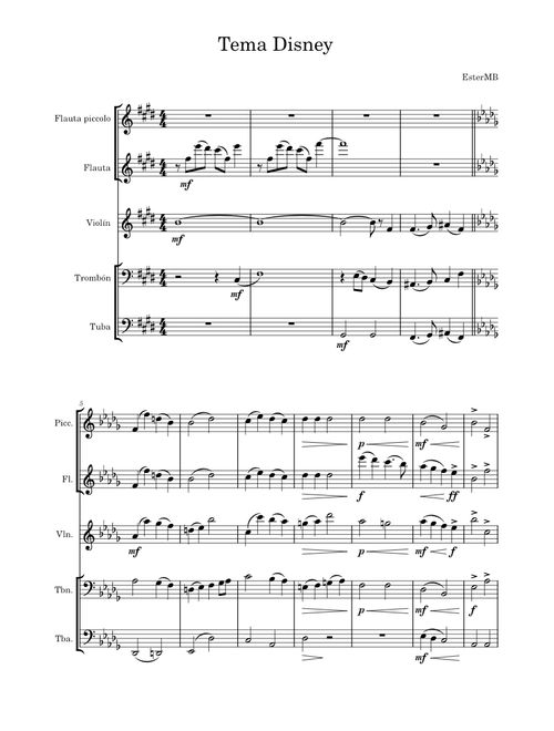 Disney Opening Theme – Misc Soundtrack Tema Inicial Disney (Disney's Theme)