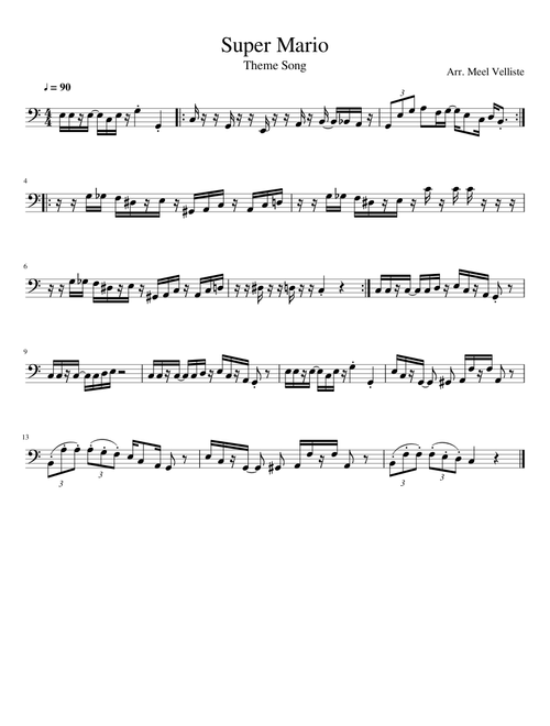Super Mario Theme Song