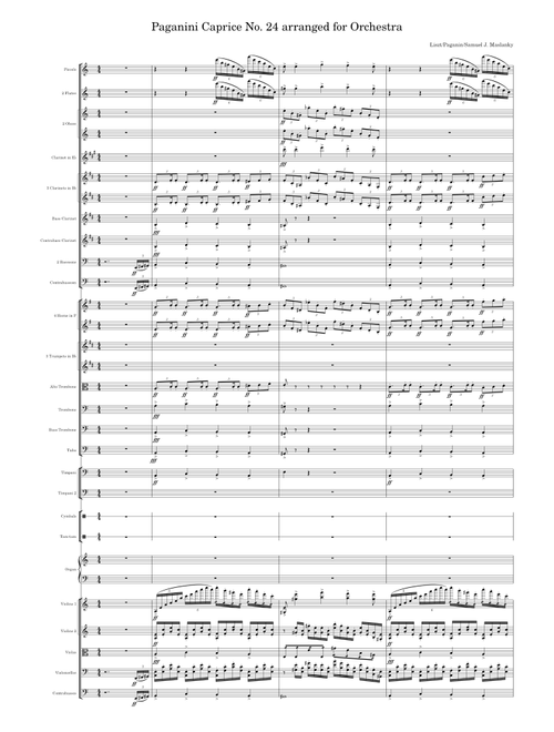 Paganini Grand Etude No. 6 A Minor – Niccolò Paganini