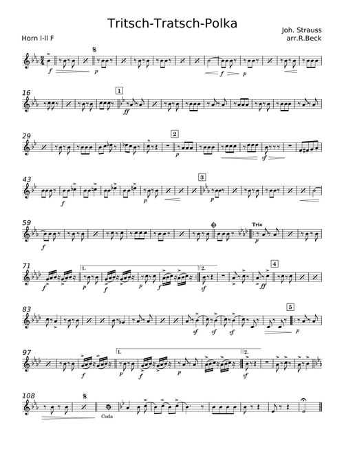 Tritsch-Tratsch-Polka, Op.214 - Johann Strauss Jr.