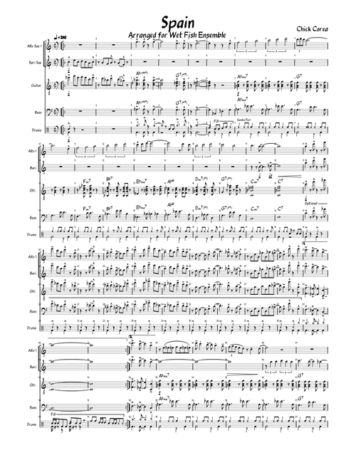 Spain – Chick Corea Spain (Unfinished)