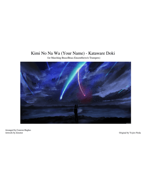 Your Name-Kataware Doki- Brass Arrangement