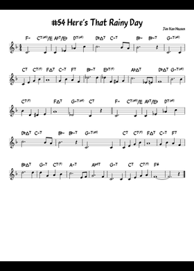 Free Here's That Rainy Day by Johnny Burke, Jimmy van Heusen sheet