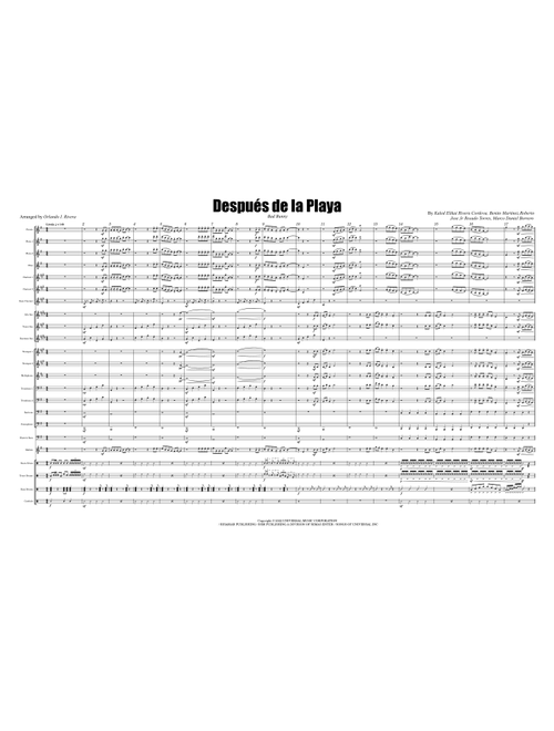 Despues De La Playa (Arr. Orlando Rivera Vázquez) - Bad Bunny (Marching Band)