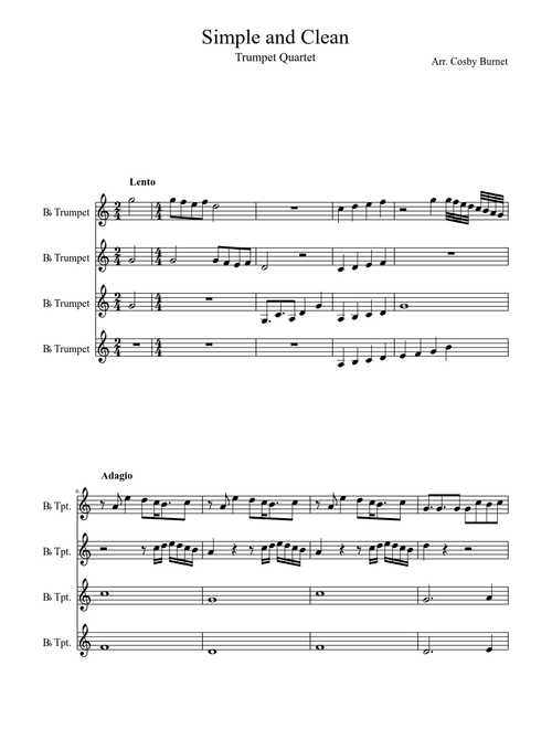 Simple And Clean - Hikari / Trumpet Quartet