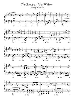 The Spectre - Alan Walker Sheet Music for Piano (Solo) | MuseScore.com