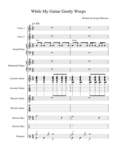 While My Guitar Gently Weeps (Version 2) – The Beatles