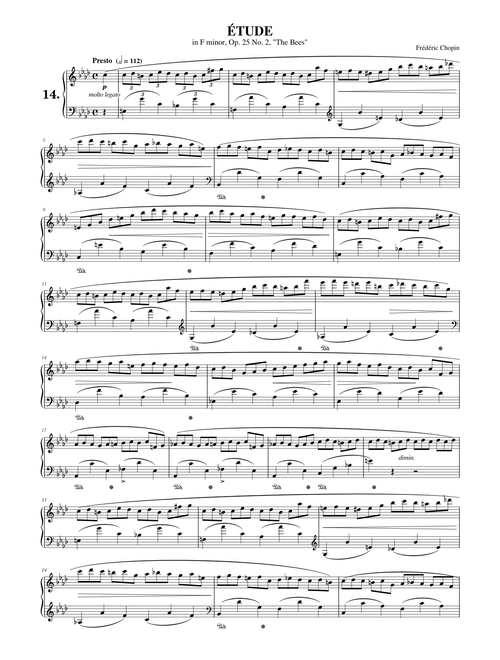 Frédéric Chopin: 24 Études, Op.10 & Op.25 (Full) sheet music by