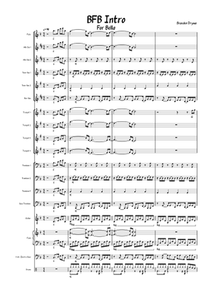Battle For B.F.D.I. (Intro) Sheet Music for Piano, Cello (Solo ...