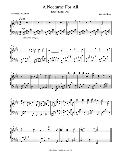 A Nocturne For All – Ender Lilies OST