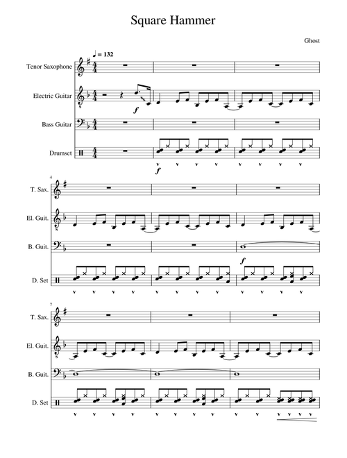 Square Hammer - Ghost (Tenor Sax)