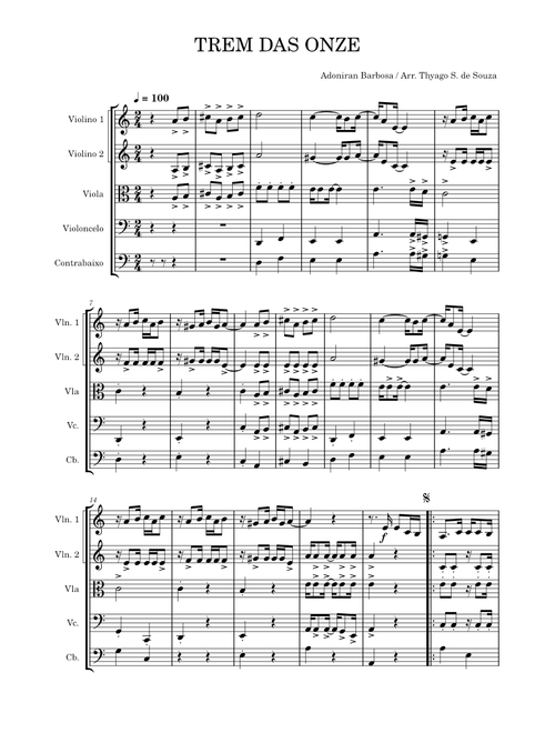 Trem das Onze - Quinteto de Cordas
