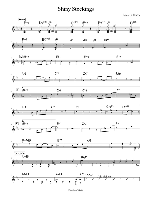Shiny Stockings – Count Basie