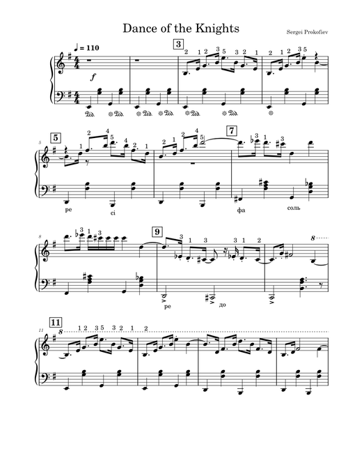 Dance of the Knights – Sergei Prokofiev Simplified