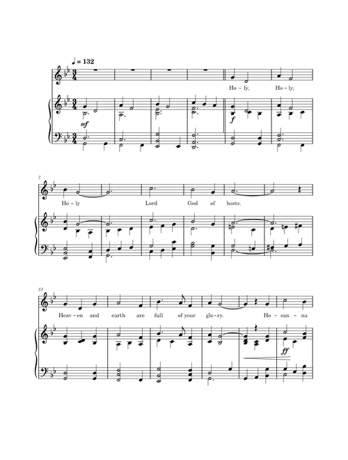 Mass of Creation, Holy, When We Eat this Bread, Amen, Lamb of God, Haugen