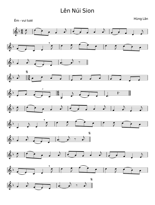 LÊN NÚI SION - Hùng Lân;Dao Kim