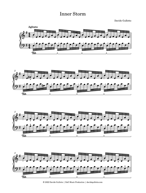 Inner Storm (Arr. Davide Gullotto) (Piano Solo)