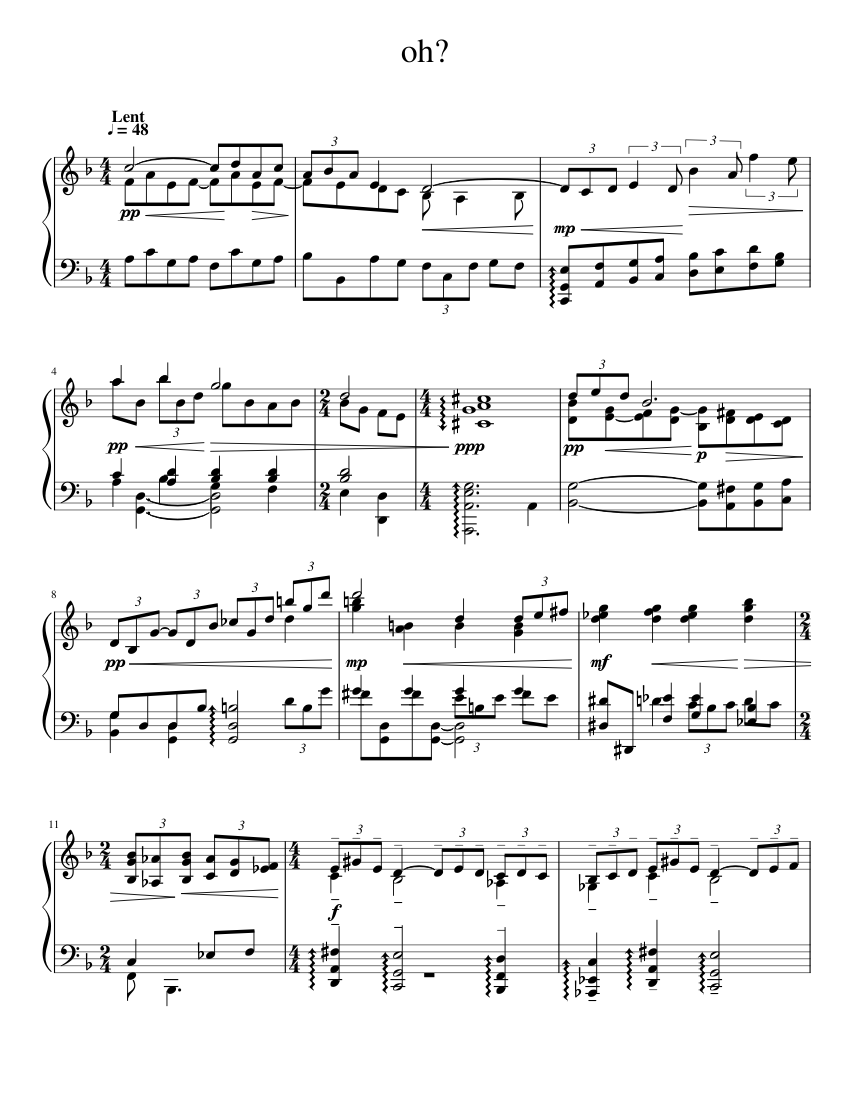 Oh Wip Piano Tutorial