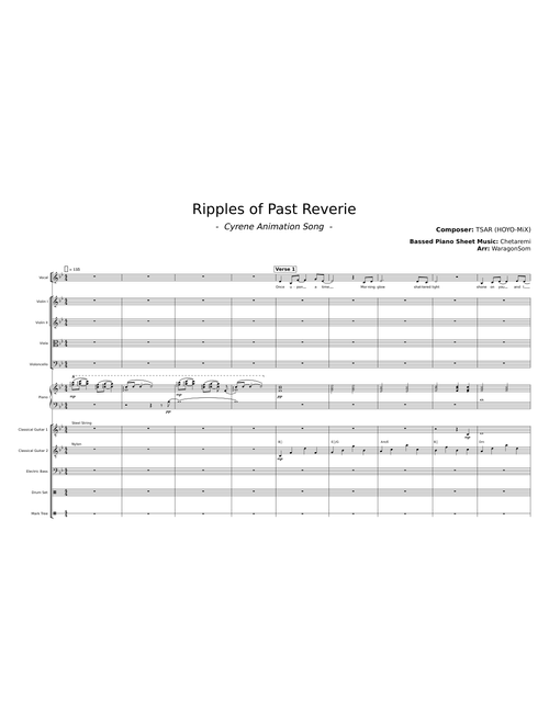 『Amphoreus: Ripples of Past Reverie』From Honkai Star Rail Cyrene Animation OST