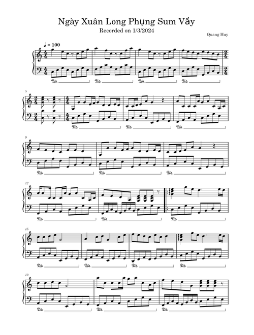 Ngày Xuân Long Phụng Sum Vầy