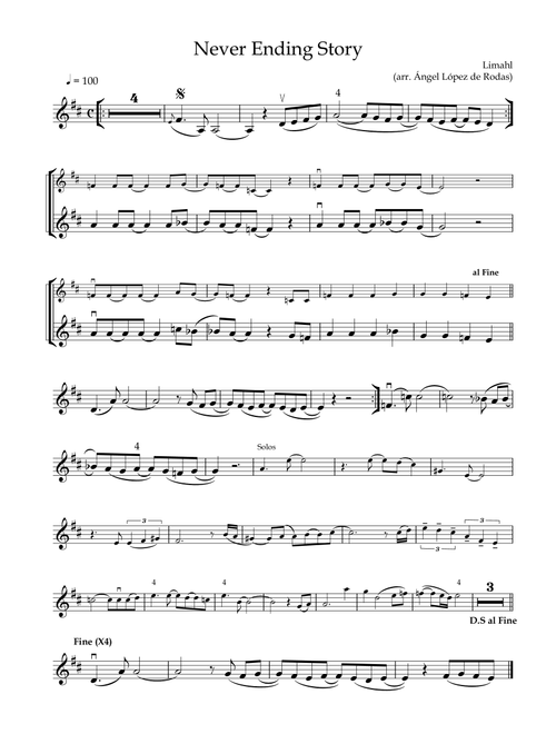 The Never Ending Story (Arr. Ángel López de Rodas) - Andrew Rose, Chris Rawson, Jesse D Barnett (Violin Solo)