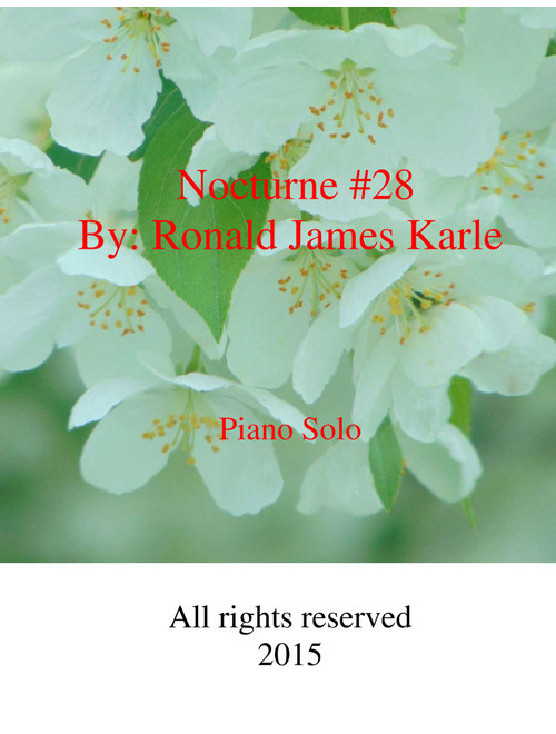 Nocturne #28 by: Ronald J. Karle - Ronald James Karle (Piano Solo)
