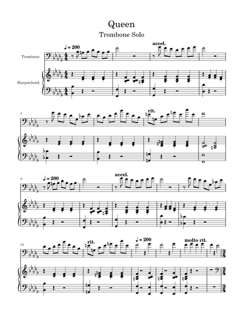 Deltarune: Queen - Trombone Solo