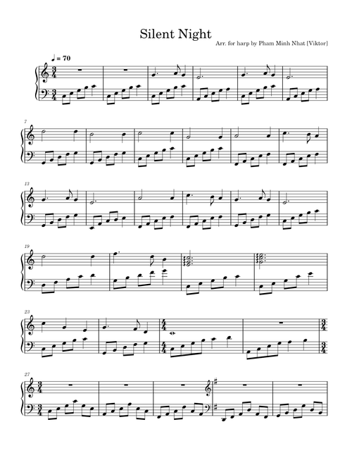 Silent Night for Harp – phamminhnhat0