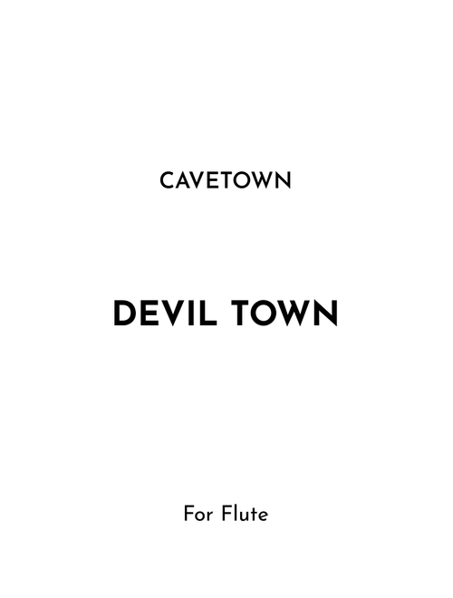 Devil Town (Arr. Jireh J.) - Cavetown (Flute Solo)