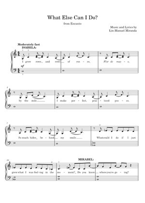 Play Official version of What Else Can I Do? Sheet Music by Lin