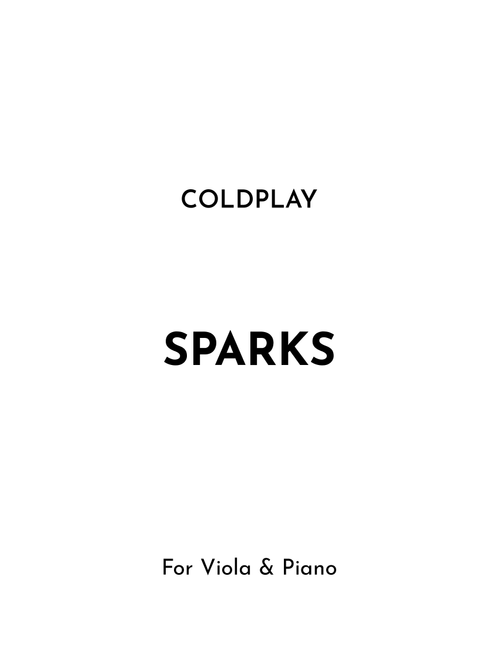 Sparks (Arr. Jireh J.) - Coldplay (Viola and Piano)