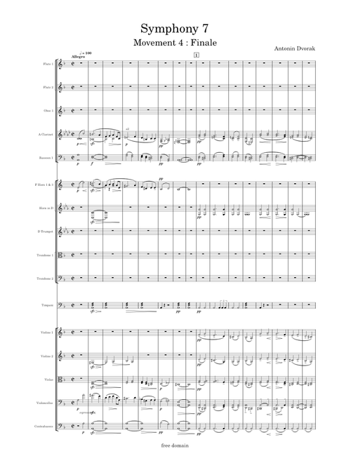 Antonín Dvořák - Symphony 7, 4th Movement