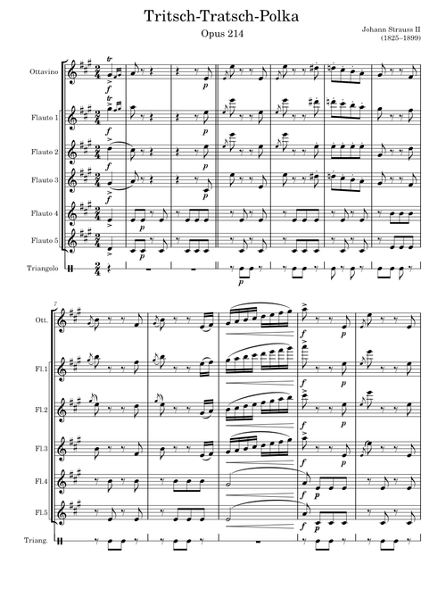 Tritsch-Tratsch-Polka, Op.214 – Johann Strauss Jr.