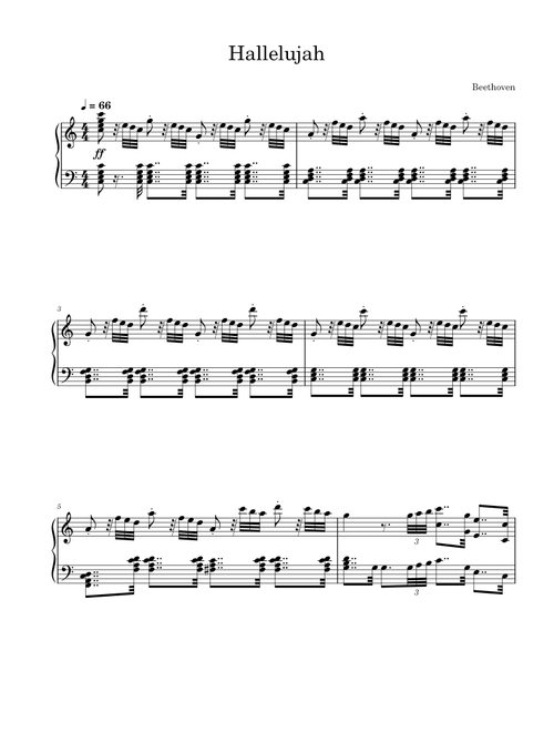 Hallelujah – Beethoven