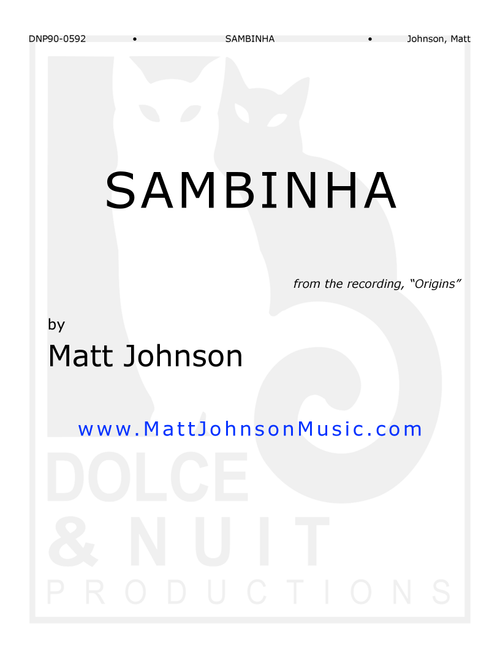 Sambinha - Matt Johnson (Piano Solo)