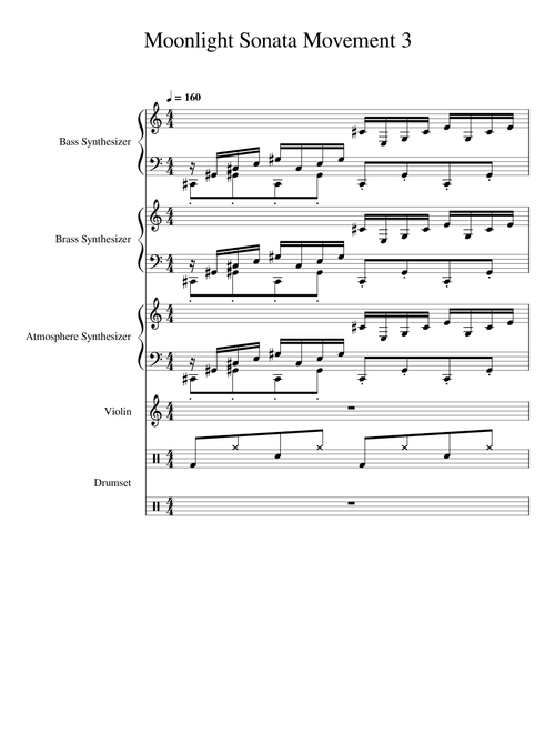 Moonlight Sonata 3rd Movement