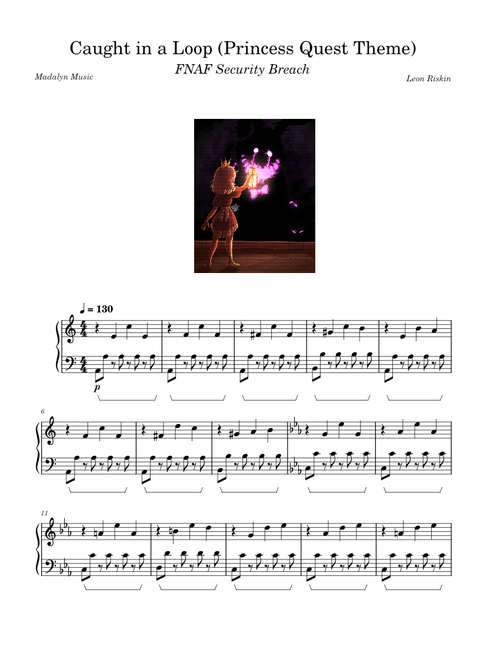 Caught in a Loop (Princess Quest Theme)- FNAF Security Breach